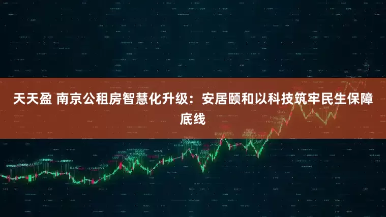 天天盈 南京公租房智慧化升级：安居颐和以科技筑牢民生保障底线